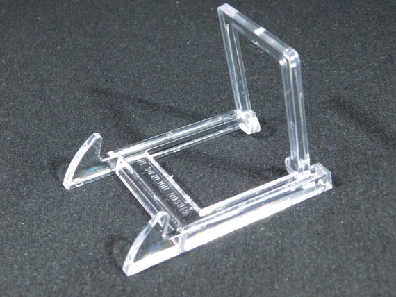 Cavalletto Da Esposizione Trasparente In Plexiglass - Ditta G.Poggi