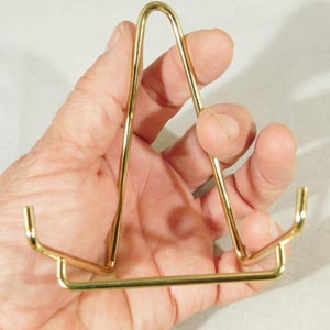 Easel Display Stand Medium Size Metal Gold Color