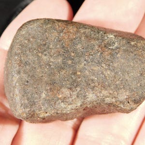 Stony METEORITE with DARK Fusion Crust 100% Natural 63.1gr