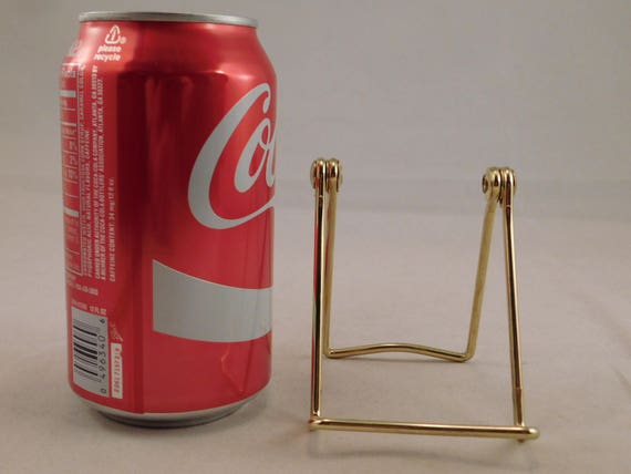 Fossils and More! 1 SMALL Gold Colored Easel Stand for Plates