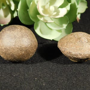 Small Moqui Marble Pair or Shaman Stone PAIR 100% Natural From Utah 44.5gr