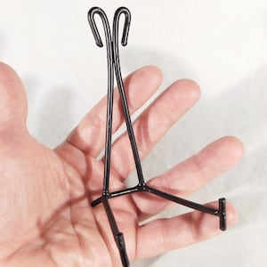 Conception de rouleau de présentoir de chevalet ! Taille moyenne en métal de couleur noire