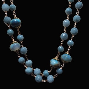 Burma Jade station necklace 36”