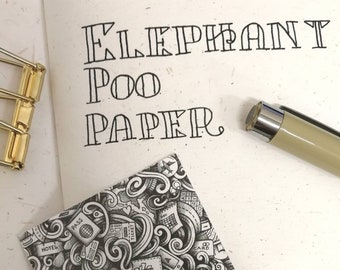 Elephant Poo Paper Traveler's Notebook Inserts // Midori Traveller's Notebooks Insert - All Sizes