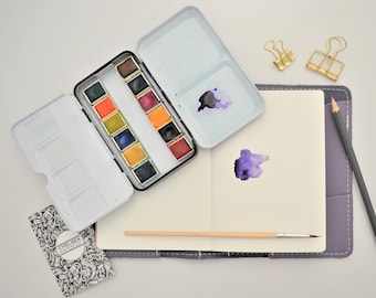 Premium 350gsm Watercolour Paper  Traveler's Notebook Inserts // Midori Traveller's Notebooks Insert - All Sizes