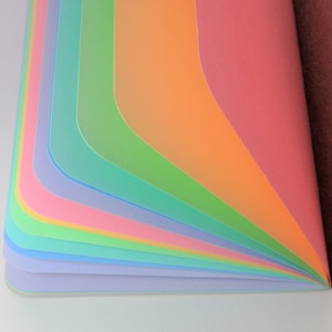 Pastel Rainbow Traveler's Notebook Inserts // Midori Traveller's Notebooks Insert - All Sizes