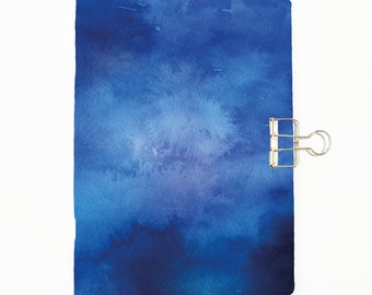 Blue Ink ALL SIZES Traveler's Notebook Insert - Choice of Paper Pattern; lined, grid, dot Traveller's Refill - C065