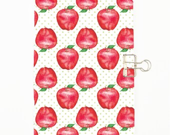 Apples for the Teacher Diary ALL SIZES Traveler's Notebook Insert - Choice of Paper Pattern; lined, grid, dotted Traveller's Refill - C123