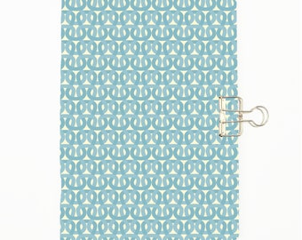 Delicate Blue ALL SIZES Traveler's Notebook Insert - Choice of Paper Pattern; lined, grid, dot Traveller's Refill - C052