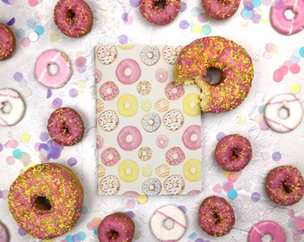 Mixed Donuts ALL SIZES Traveler's Notebook Insert - Choice of Paper Pattern; lined, grid, dotted Traveller's Refill - C078