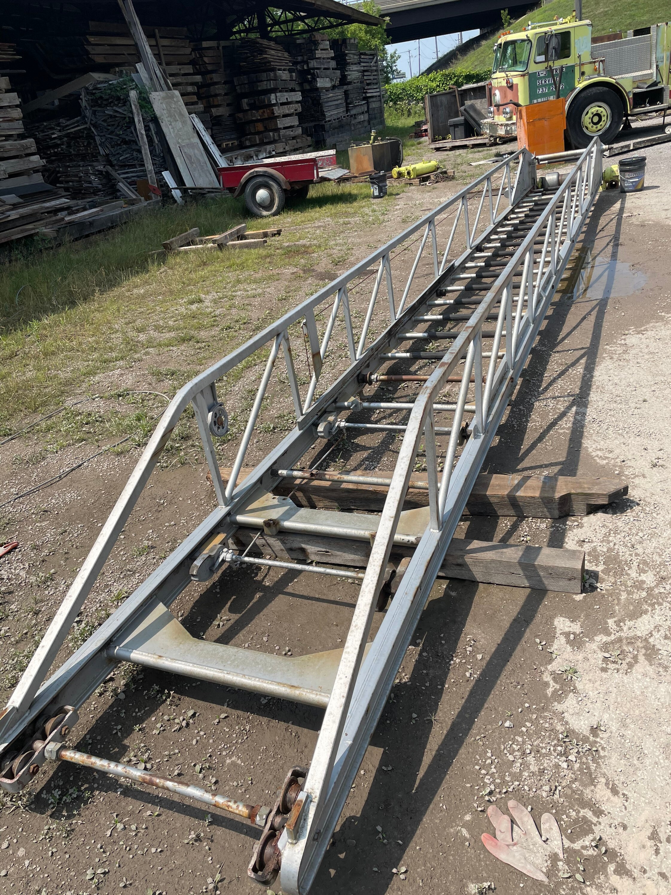 30 Long Steel Welded IBeam Ladder section from a 100 4 Etsy