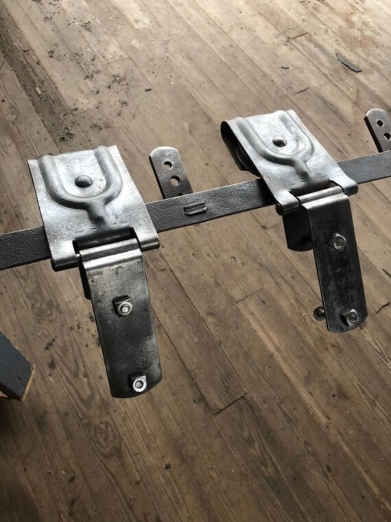 Restored Pair Of Antique Barn Door Rolling Hardware And 8 Feet Etsy