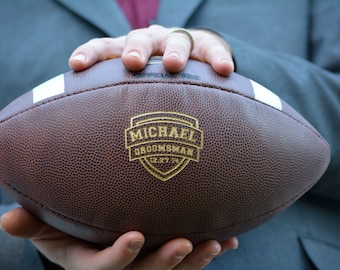 Personalisierter Fußball, Herren Urlaub Geschenk, Vatertagsgeschenk, High School Fußball, College Fußball, Papa Geburtstagsgeschenk, Andenken Fußball,