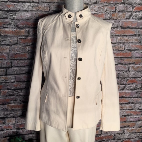 Vintage St John Sport Cotton Duck Unlined Jacket … - image 1