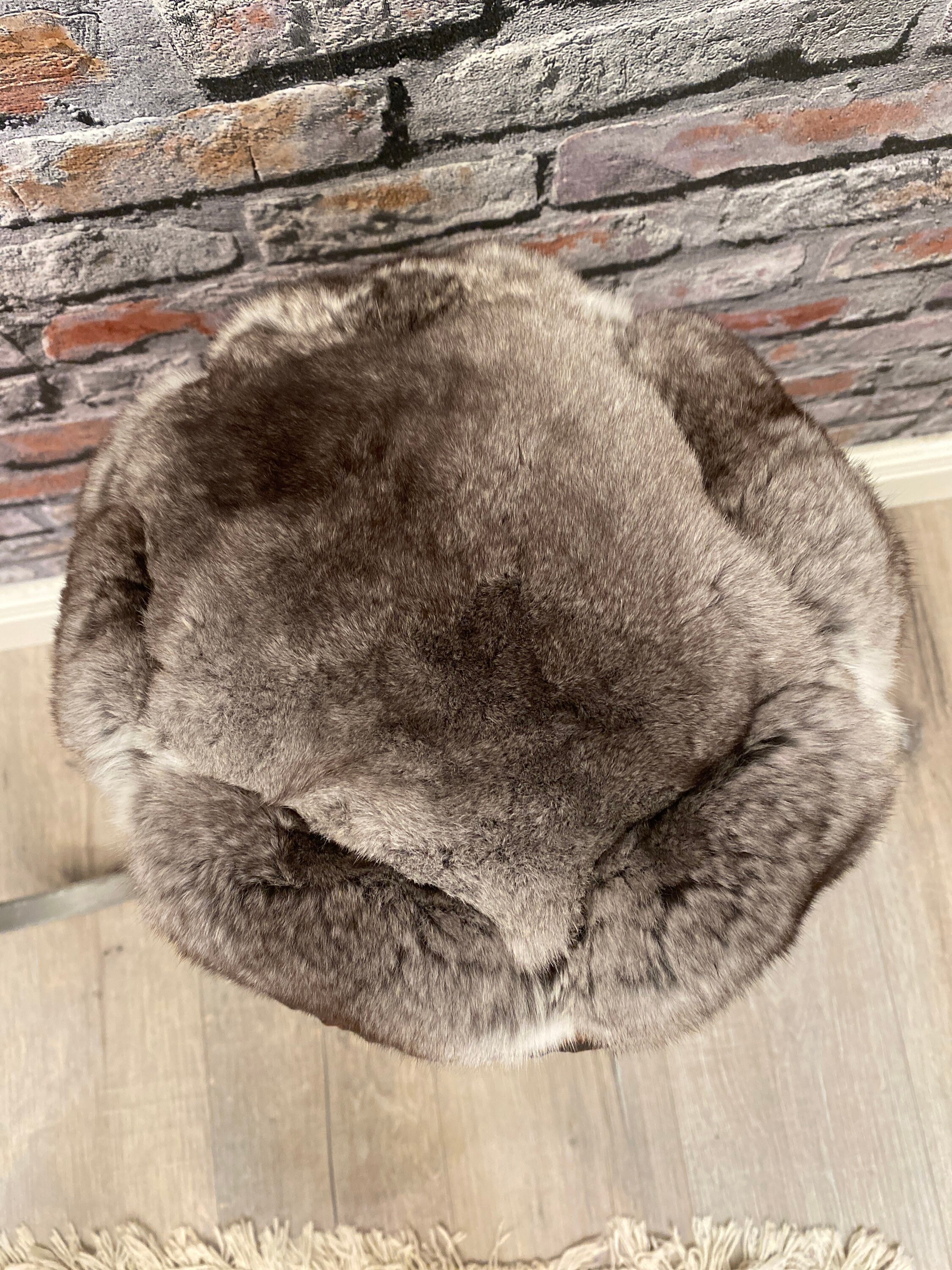 Vintage Cassin Bucket Style Hat Grey/silver Mink Fur - Etsy