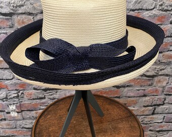 Vintage 1995 Marina Hillery Couture Straw Hat (princess  display picture 1