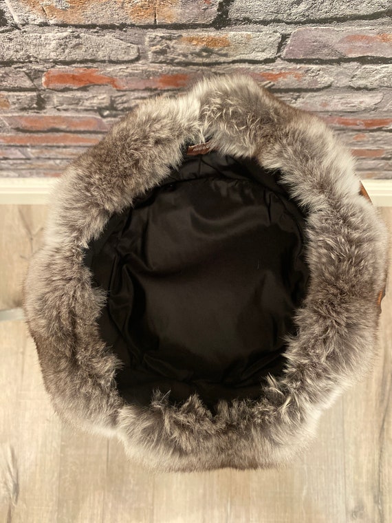 Vintage Cassin Bucket Style Hat Grey/silver Mink Fur - Etsy