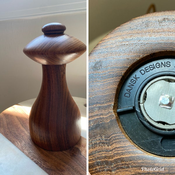 Vintage Teak MCM DANSK Salt & Pepper Mill