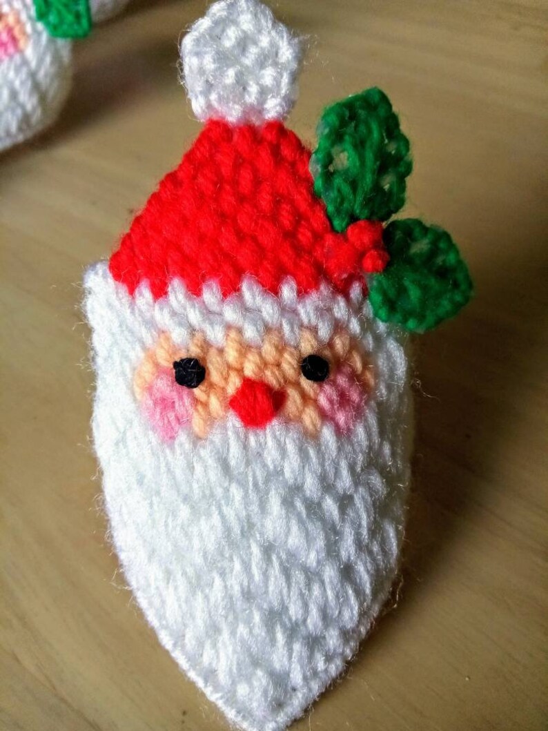 Set of twelve Christmas napkin ringsSanta Clause napkin Etsy