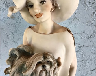 【オンライン限定商品】  Figurine Armani Giuseppe -sophia Dod With Woman 0636-F Art 彫刻