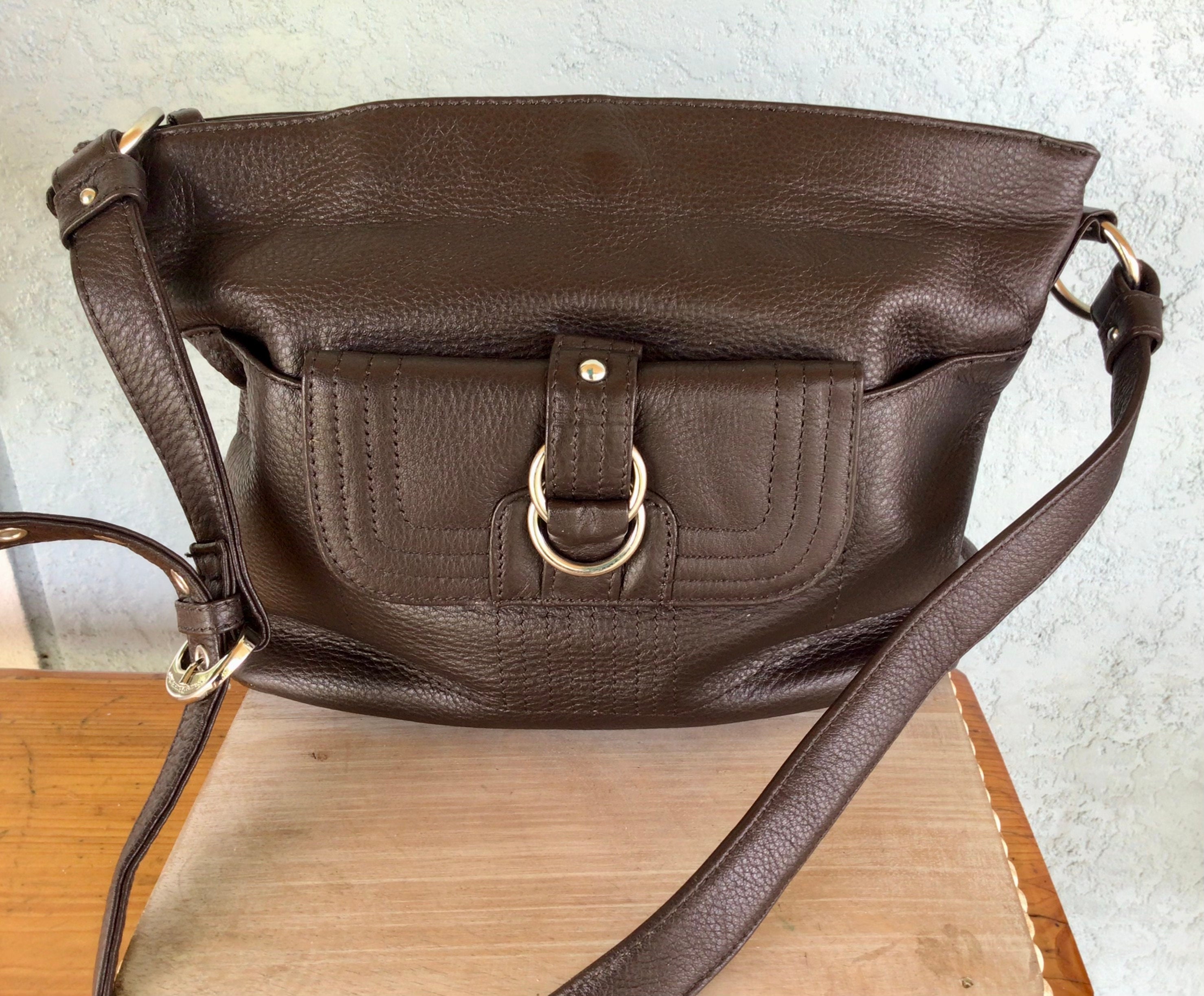 Stone Mountain Crossbody Leather Purse with Wristlet