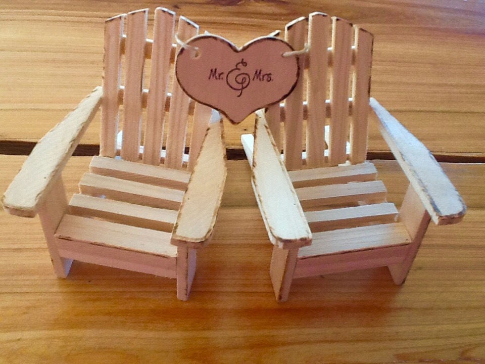 Adirondack chair Cake TopperWeddin Cake ToppperBeach Chair Etsy