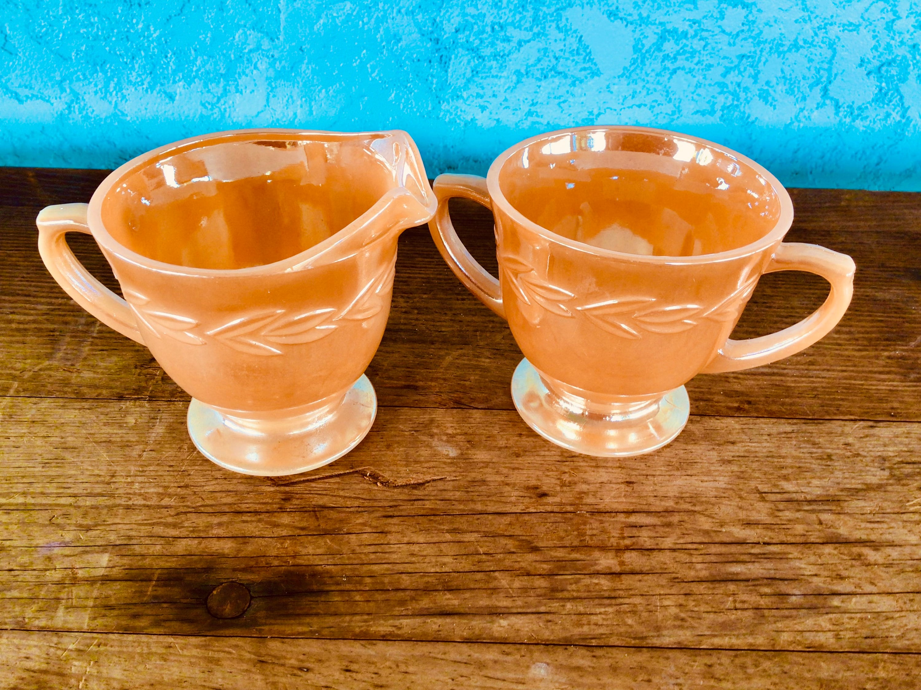 Fire-Kingファイヤーキング　ジェーンレイ　23cmプレート４枚セット ジェーンレイ ディナープレート 1946～1965年製造 Fire-King