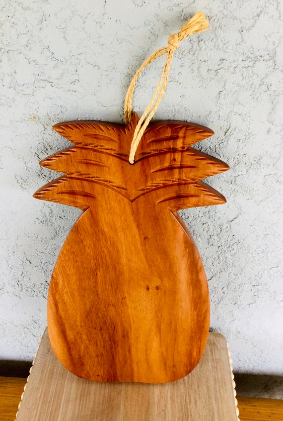 Wooden Pineapple Cutting Board Pineapple Decor pineapple 