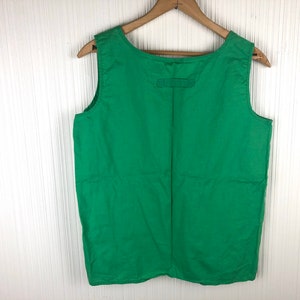 80s Kelly Green Cotton Henley Vest. Unisex M | Etsy