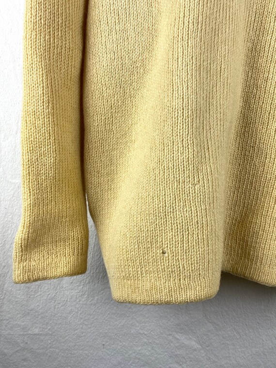 MEDIUM Buttery Ribbed Wool Hooded Cardigan Sweate… - image 10