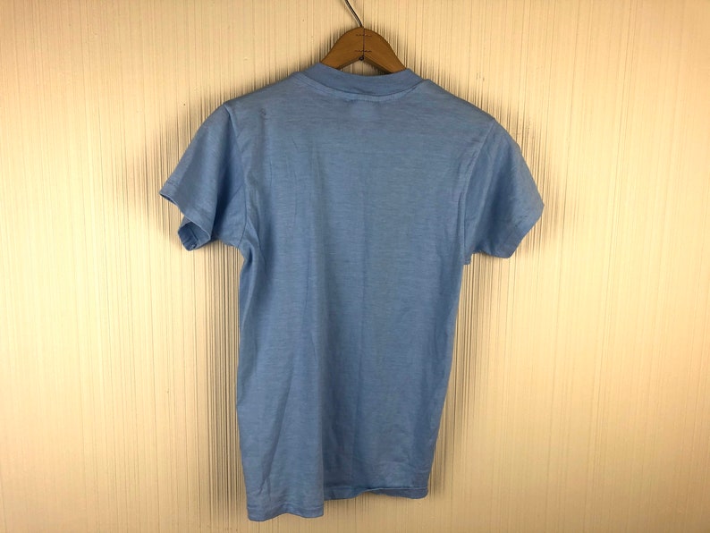 Unisex S 90s The Final Problem Sherlock Holmes Baby Blue Graphic Tee