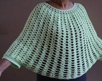 Crochet Cuff Poncho Pattern, Crochet Poncho with Cuff Pattern, Crochet Poncho with sleeves, Crochet Poncho Pattern, Boho Poncho Pattern