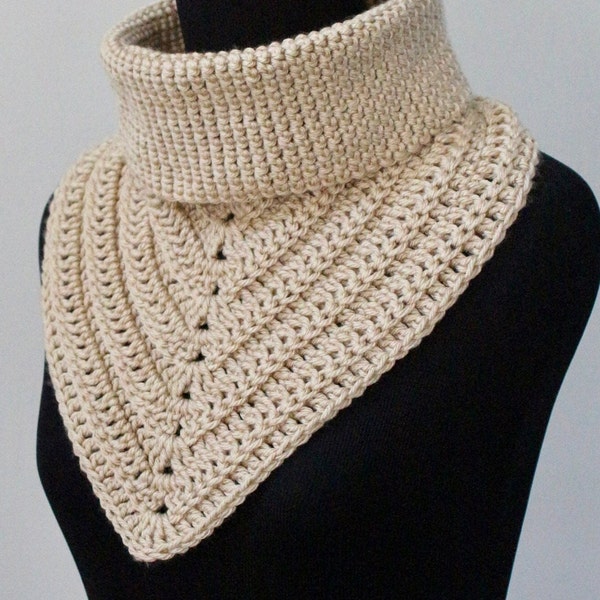 Patrón sencillo de calentador de cuello con textura, Patrón de calentador de cuello a crochet, Patrón de bufanda a crochet, Patrón de bufanda, Descarga instantánea, Patrón de crochet