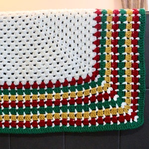 Colorful Border Crochet Blanket Pattern, Baby Blanket Pattern, Crochet Blanket Pattern, Crochet Baby Blanket Pattern, Instant Download