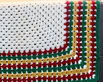 Motif de couverture au Crochet de bordure colorée, motif de couverture de bébé, motif de couverture au Crochet, motif de couverture de bébé au Crochet, téléchargement immédiat