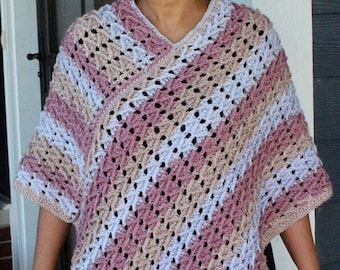 Charisma Crochet Poncho Pattern, Crochet Poncho Pattern, Poncho Pattern,  Crochet Pattern, Instant Download
