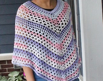 Radiance Crochet Poncho Pattern, Crochet Poncho Pattern, Summer Poncho Pattern,Poncho Pattern,  Crochet Pattern, Instant Download