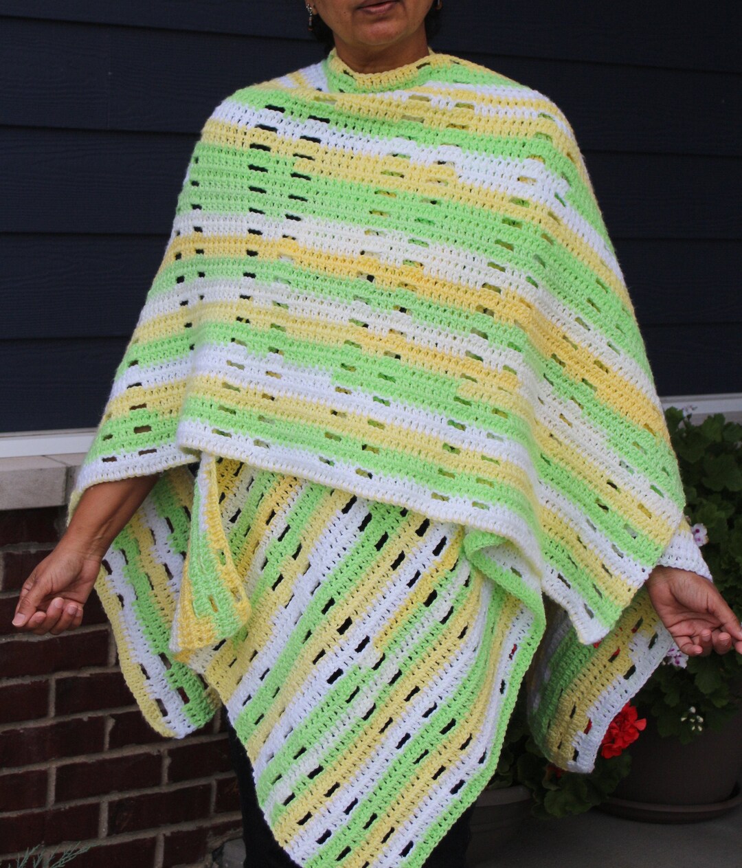 Cozy Ruana Pattern, Crochet Ruana Pattern, Shawl Pattern, Instant ...