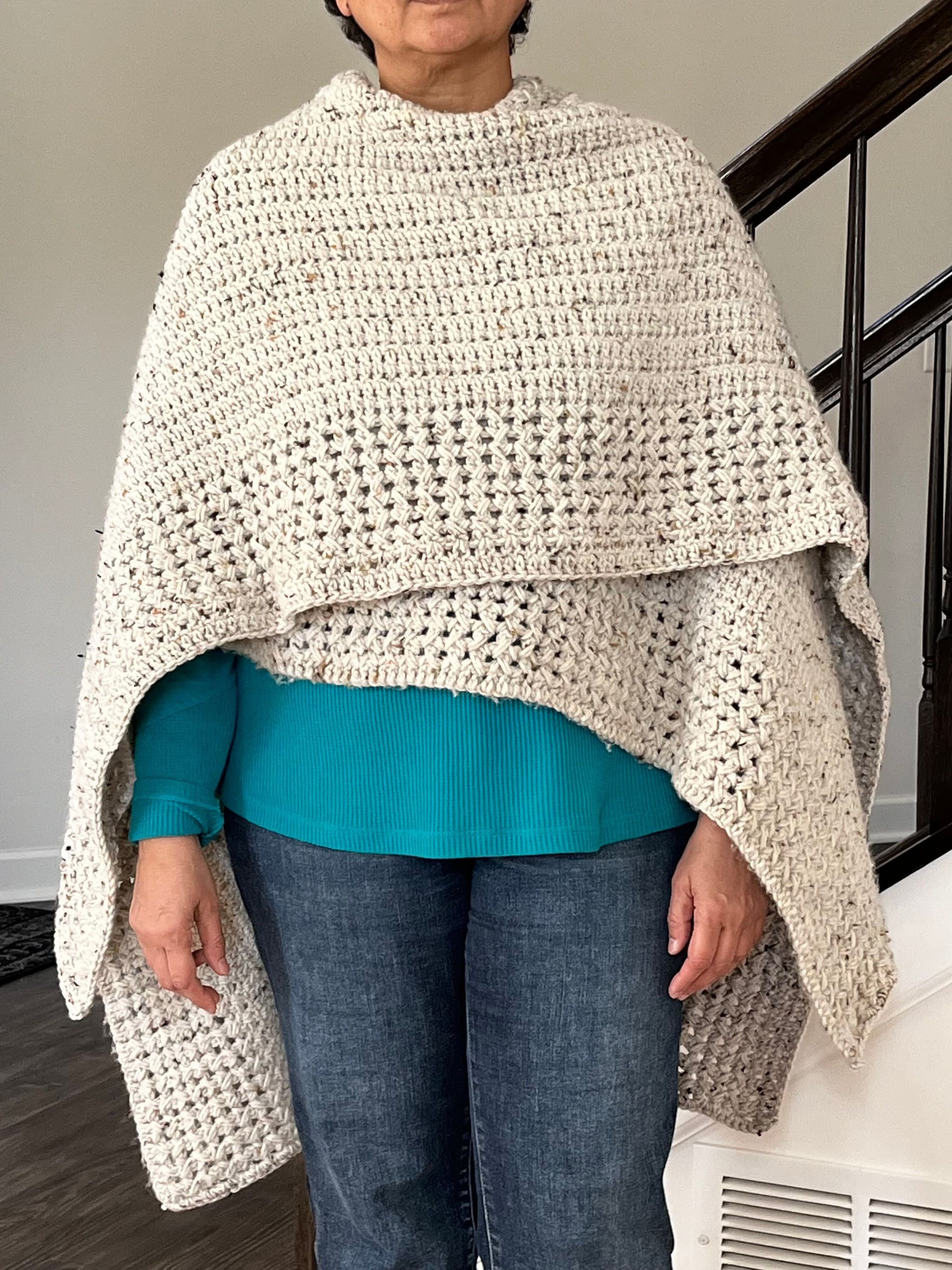 Prairie Ruana Pattern, Crochet Ruana Pattern, Shawl Pattern, Instant ...