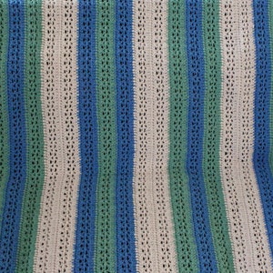Easy Multicolor Throw Pattern, Blanket Pattern, Crochet Pattern, Afghan Pattern, Beginner Pattern, Medium Yarn Pattern, Instant Download