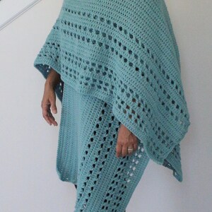 Cozy Nights Ruana Pattern, Crochet Ruana Pattern, Shawl Pattern ...