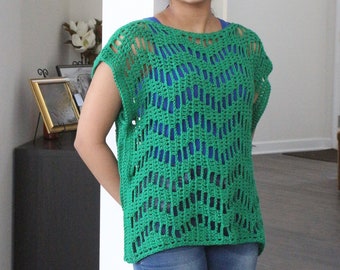 Geometric Crochet Poncho Pattern, Crochet Poncho Pattern, Poncho Pattern,  Crochet Pattern, Instant Download