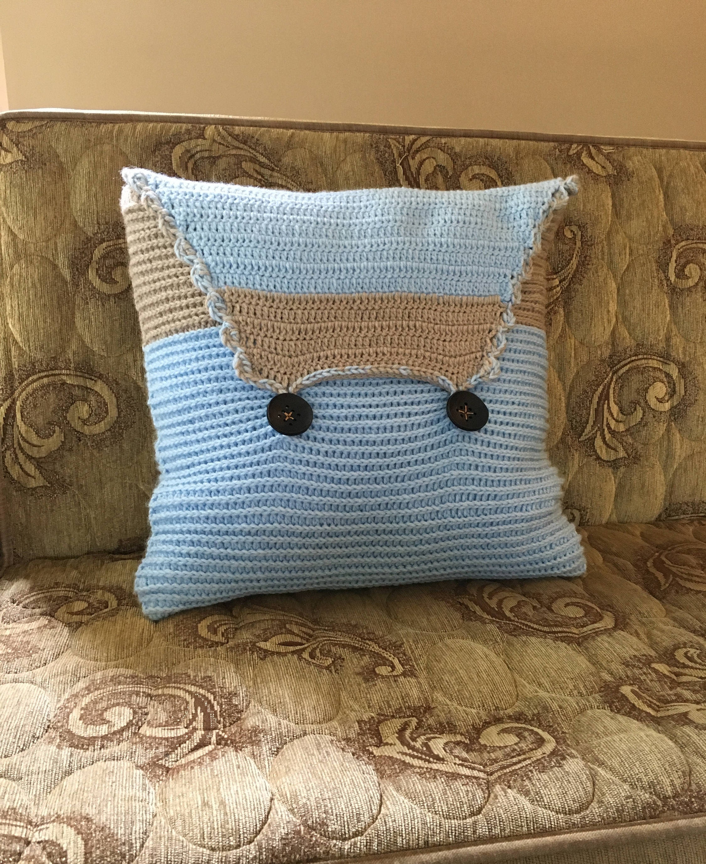 Quick N' Easy Crochet Cushion Cover Pattern Cushion Cover Etsy