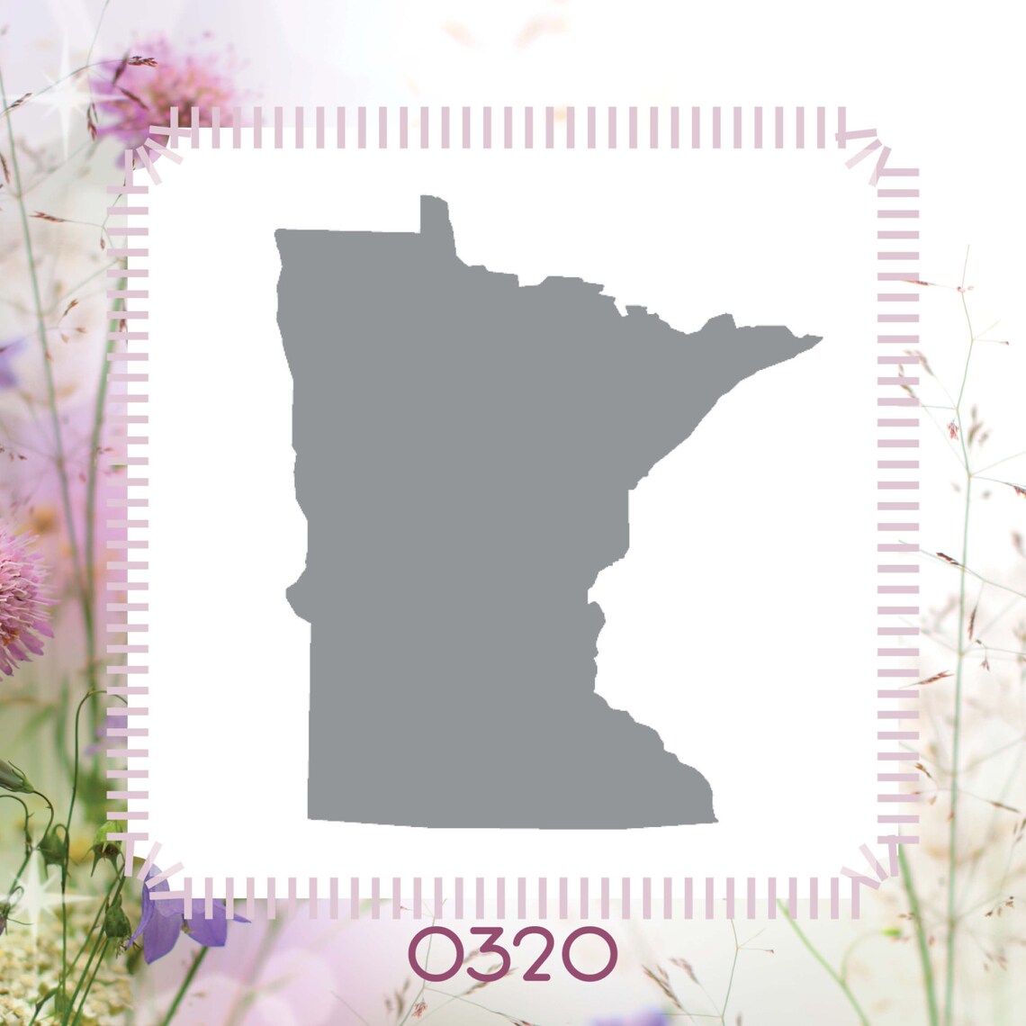 Minnesota Stencil Minnesota State Stencil USA State Craft | Etsy