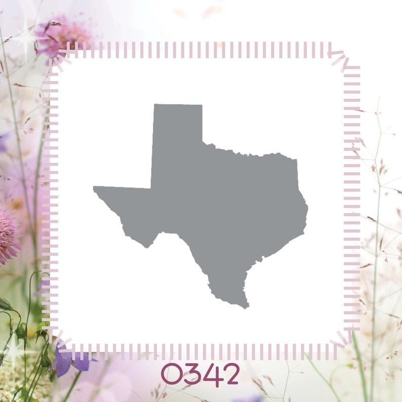Texas State Texas Stencil USA State Stencil Craft DIY | Etsy