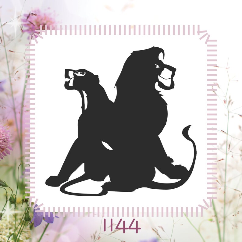 Lion King Stencil or Wall Decal | Etsy