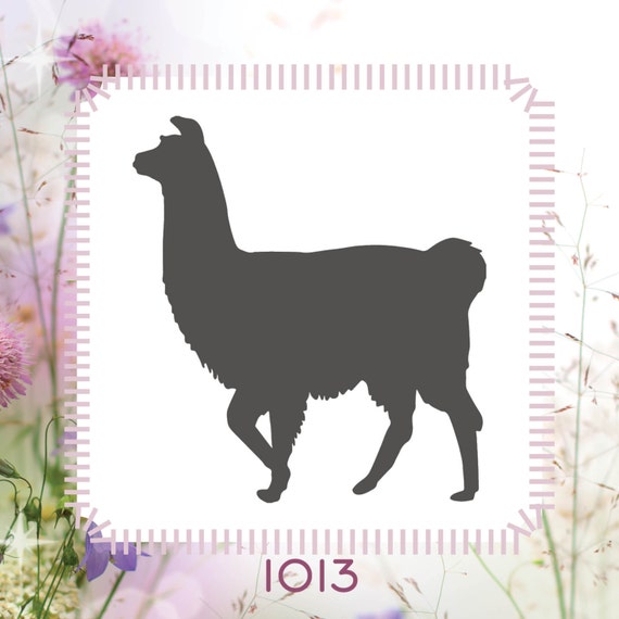 Llama Animal Stencil Reusable Craft Stencil | Etsy
