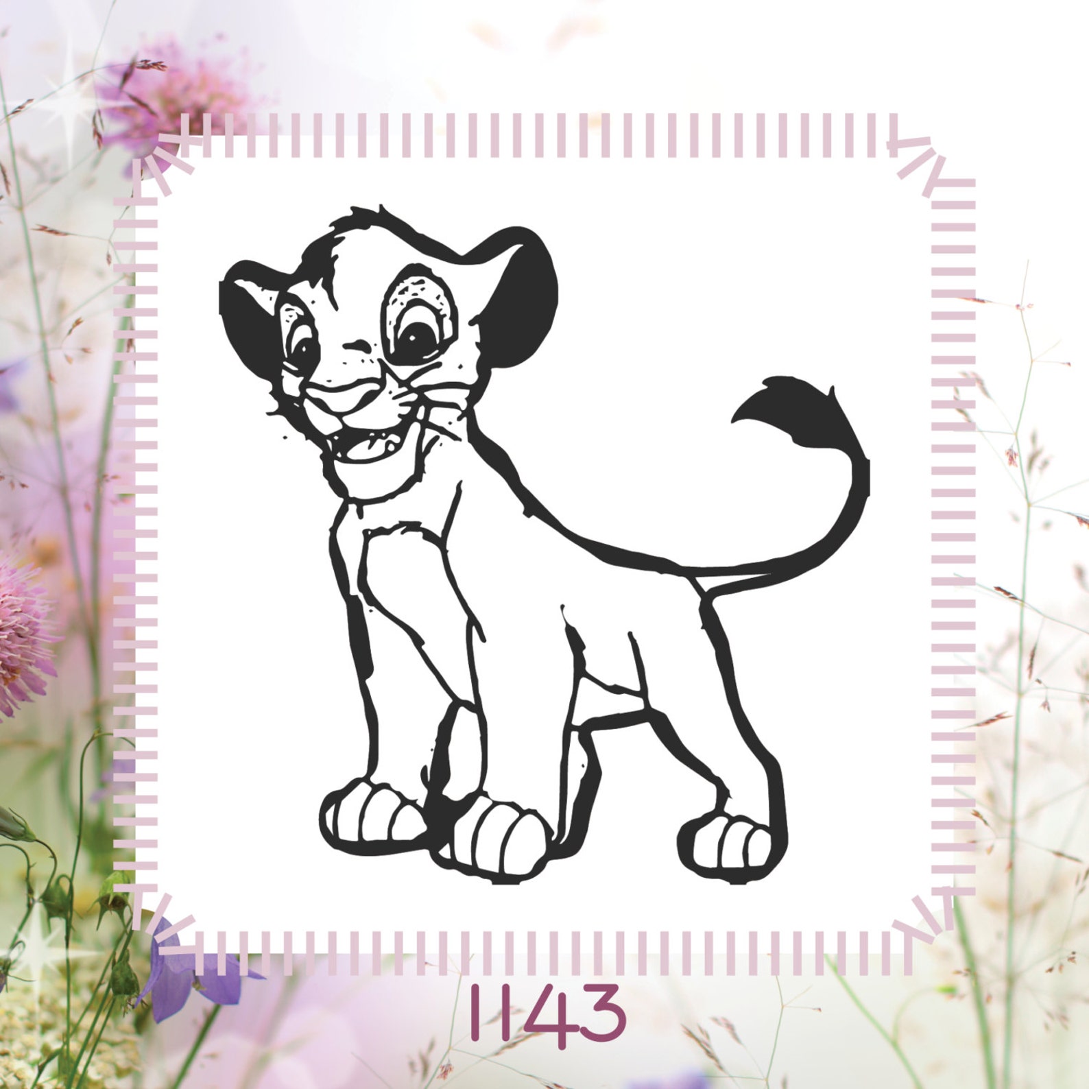 Lion King Stencil or Wall Decal | Etsy
