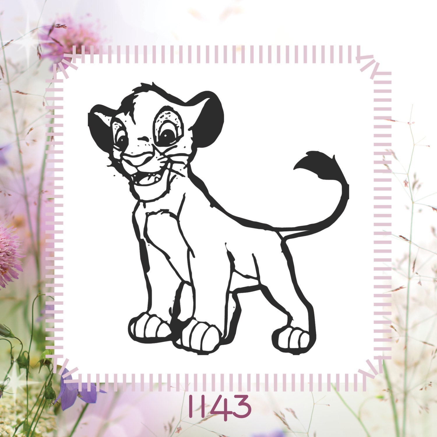 Lion King Stencil Or Wall Decal Etsy lion-king-stencil-or-wall-decal-etsy