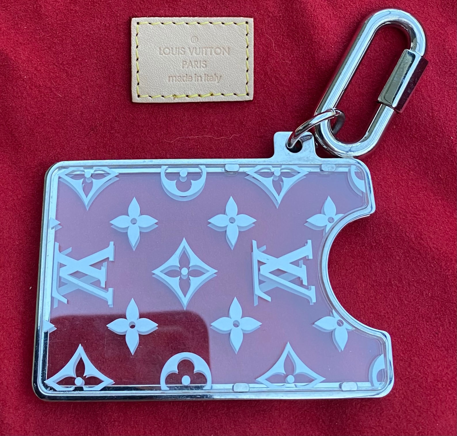 Louis Vuitton Prism ID Holder monogram white very hard to Etsy